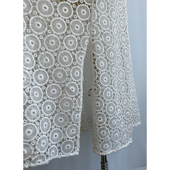 Shoshanna Lace Caftan Dress Swim Cover-Up Size Medium M - Picture 11 of 13
